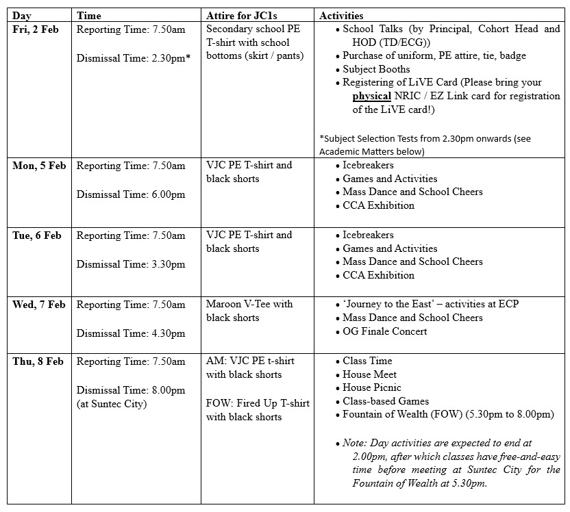 JC1 Orientation 2024